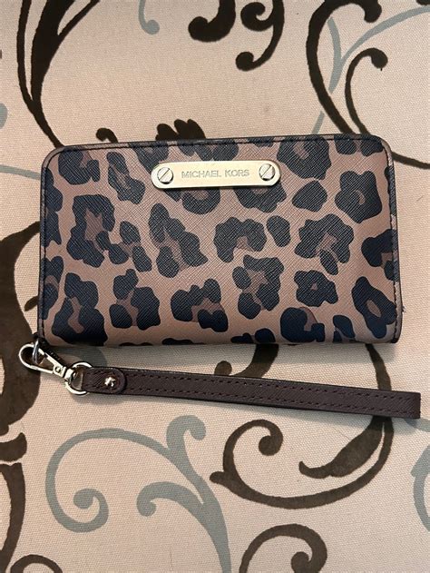 michael kors cheetah wallet|macy's michael kors wallets.